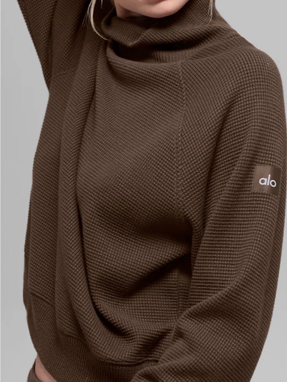 ALO Yoga Dark Brown Hoodie